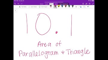 10.1 Area of Parallelogram and Triangle