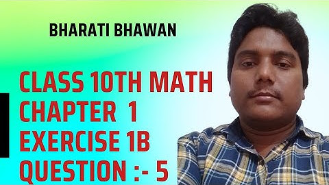 class 10th math chapter 1 exercise 1b question  5 (iii)