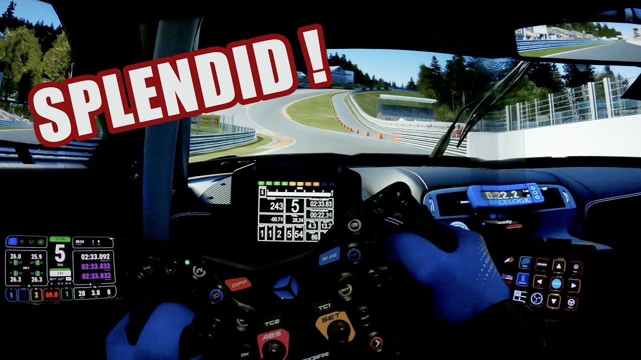 REALISTIC SIM RACING driver's eye cam with JAGUAR XKR GT3 on Assetto ...