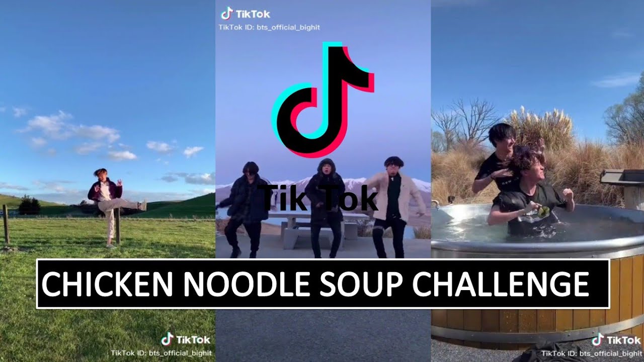 TikTok | BTS - Chicken Noodle Soup Challenge - YouTube