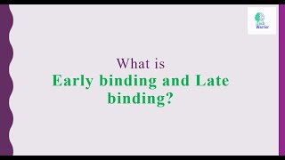 Early binding and Late binding | Interview questions in C# | In simple words | By iTech Warrior