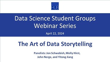 Midwest Big Data Innovation Hub Data Science Student Groups Webinar, April 22, 2024