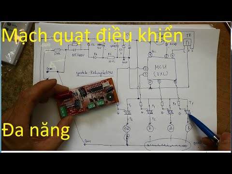 Hướng dẫn dò,vẽ mạch điện:Mạch quạt điều khiển đa năng