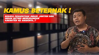 KAMUS BETERNAK ! BERAPA PERSETASE INDUK JANTAN DAN BETINA MENURUNKAN KARAKTER KE ANAKNYA ?