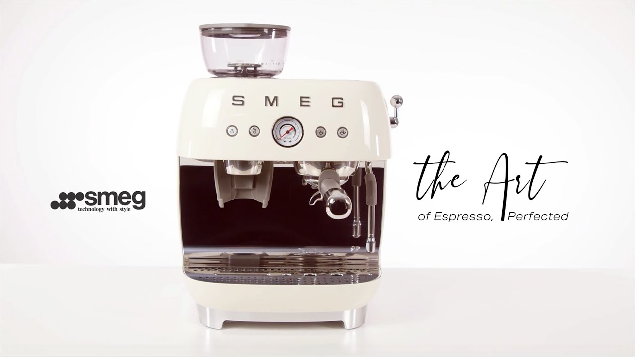 SMEG コーヒーメーカー/50's Style Coffee machine SMEG 50's Style Retro Manual Espresso Machine | Williams Sonoma