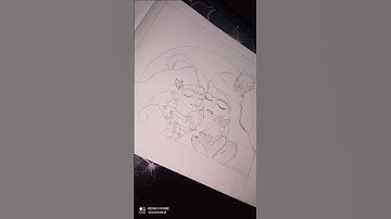 Radha krishna ji ki drawing #radhakrishna #krishna @SanjuArts7 #shorts @Chetanarts01