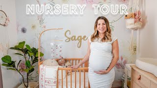 BABY GIRL NURSERY TOUR | Boho Floral