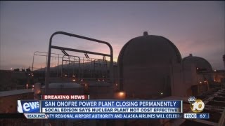 Southern california edison's parent company announced friday it is
shutting down the san onofre nuclear generating station just north of
camp pendleton, ...