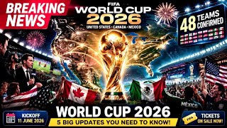 FIFA Cup 🚨 48 Teams Confirmed, Host Cities Ready & Major Updates!
