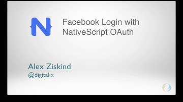 Facebook Login with NativeScript