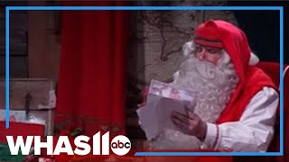 Santa Claus is preparing for his global gift-giving trip near the Arctic Circle.