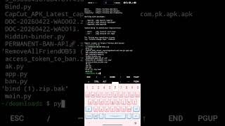 Free Fire max new python unbind tools #setup #python #file #coding #trending