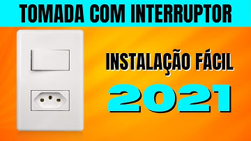 COMO INSTALAR UMA TOMADA COM INTERRUPTOR, 2021 curso fácil