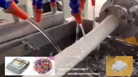 BOGDA Elastic Silicon Rubber Band Extrusion Moulding Machine for Money Strapping