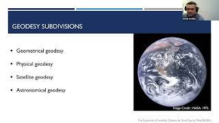 SPEAKER SERIES - MAY 2024 - THE ESSENTIALS OF GEODETIC DATUMS