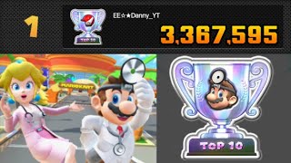 Mario Kart Tour - Doctor Tour (2024) All-Cup Ranking Top 1(0): All Courses High Scores