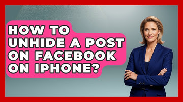 How To Unhide A Post On Facebook On iPhone? - Everyday-Networking