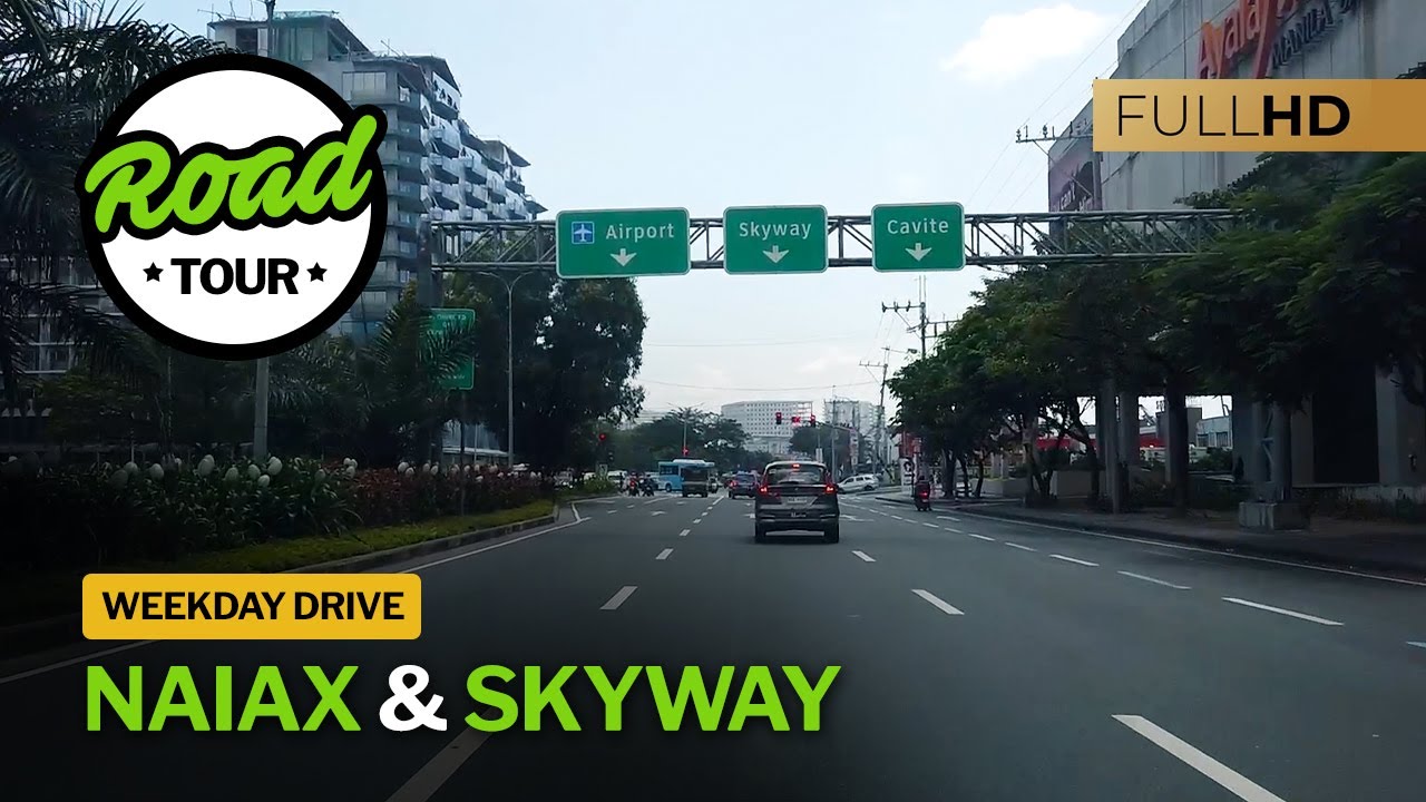 From Ayala Malls Manila Bay to Quezon City via NAIAX and Skyway in 2025 - Full Road Trip