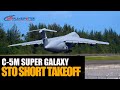 C-5M Super Galaxy&#39;s Impressive Short Take Off in San Juan, PR #aviationvideos