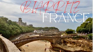 Summer in BIARRITZ   France |  walking tour (4K)