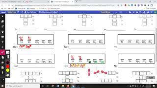 Orbital Diagram Examples: Row Models