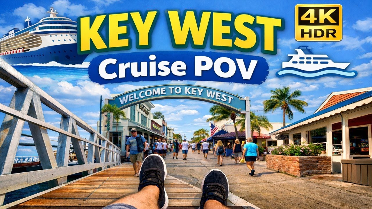 Key West Walking Tour 🚶‍♂️🌴 | POV from a Celebrity Silhouette Cruise Passenger