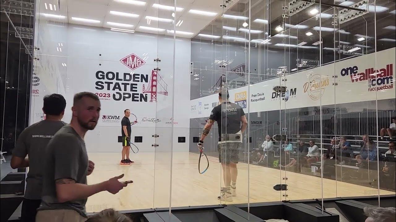 2023 Pleasanton racquetball Kane Waselenchuk v. Clement game 2 YouTube