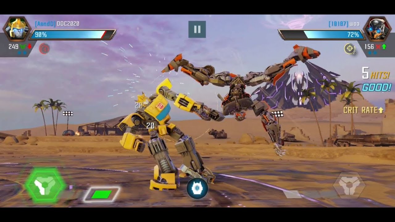 Transformers Bumblebee vs Hot Rod, Ironhide vs Drift, Bumblebee vs Hot