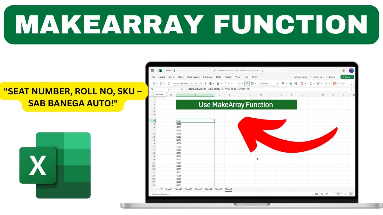 How to Use MAKEARRAY Function in Excel – With Real Life Example in ...