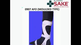 ANKLE FOOT ORTHOSIS (AFO) MOULDED TYPE AND NIGHT SPLINTS BY SAKET ORTHO REHAB NAGPUR