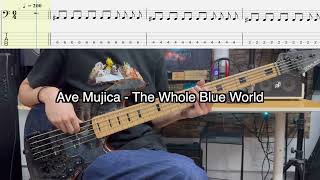 【Bass tab】Ave Mujica - The Whole Blue World ベース弾いてみた