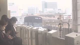 横浜市営地下鉄ブルーライン３０００Ｒ形３４４１編成三菱ＩＧＢＴ－ＶＶＶＦ新羽駅到着