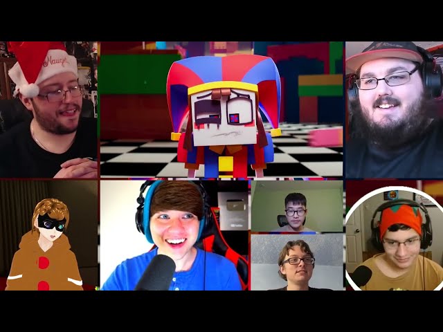 The Amazing Digital Circus Music Video 🎵 - Wacky World [VERSION B] [REACTION MASH-UP]#2153 class=