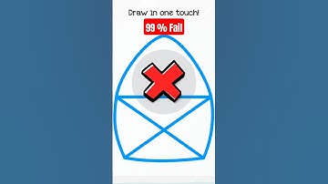 99% Fail - Draw in One Touch Level 7 #cute #games #mindgames