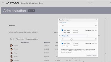 Getting Started Administering Oracle Content Management