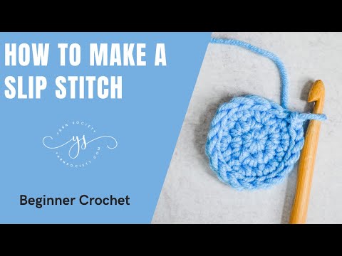 Amigurumi Crochet Basics | How To Make A Slip Stitch In The Round | Yarn Society