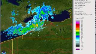 Lake-Effect Snow in Buffalo, NY - October 12, 2006