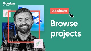 How to use Browse Projects on 99designs