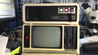 TRS-80 Model 4P Booting from Hard Disk