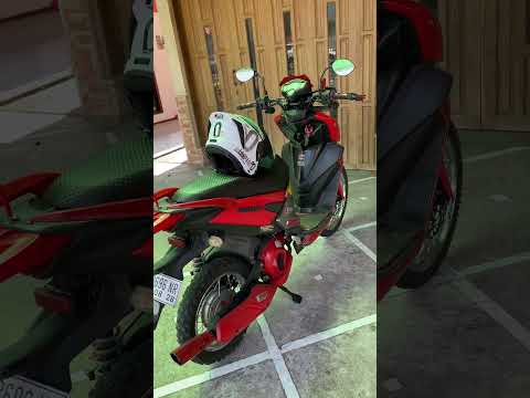 Memeriahkan hari kemerdekaan...yamaha xride 125...modif supermoto...