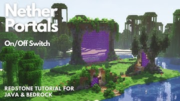 NETHER PORTAL DESIGN | Minecraft Tutorial |  Java & Bedrock [1.21+]