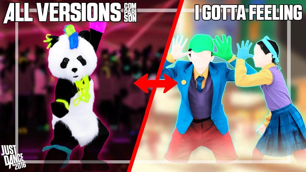 JUST DANCE COMPARISON - I GOTTA FEELING | CLASSIC X CLASSROOM