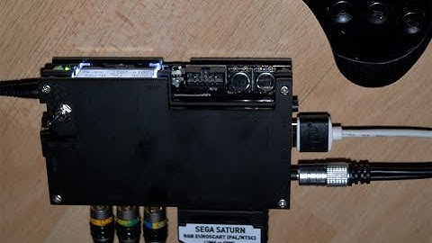 Sega Saturn FMV test RGB & OSSC 1.6