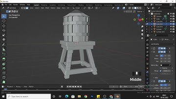 Model A Water Tank: Blender 3.0