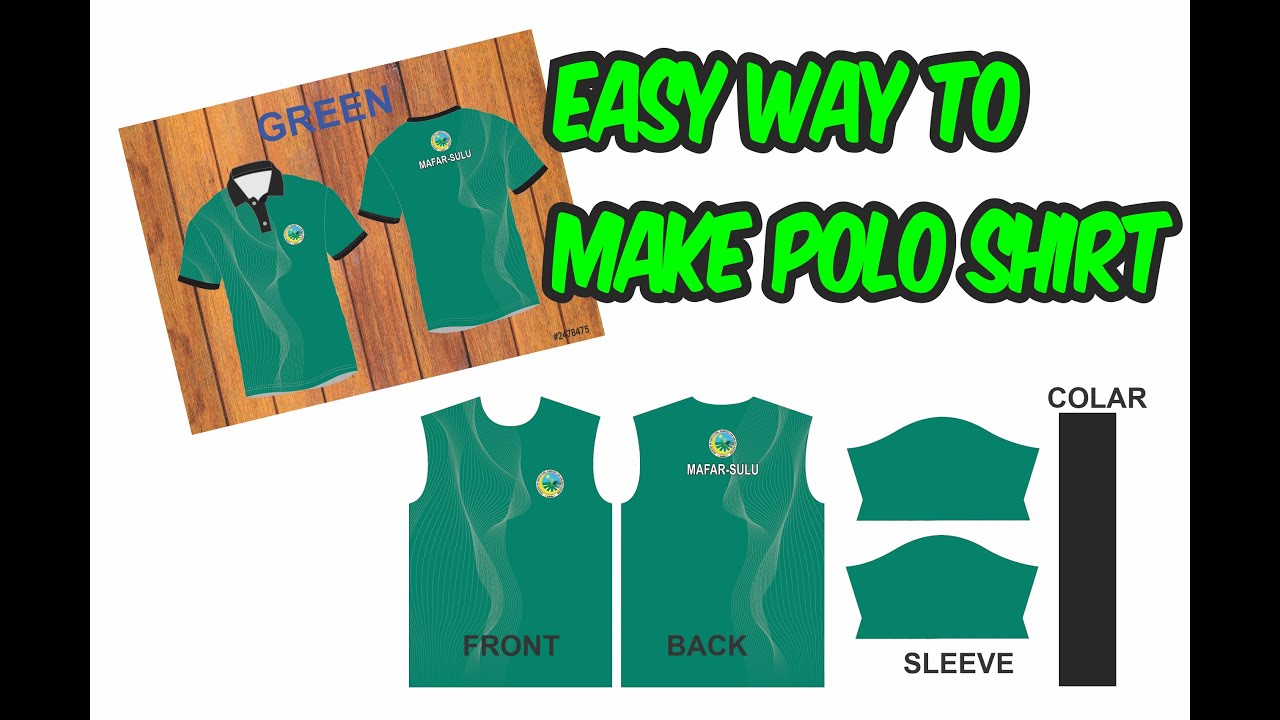 HOW TO MAKE POLO SUBLIMATION SHIRT YouTube
