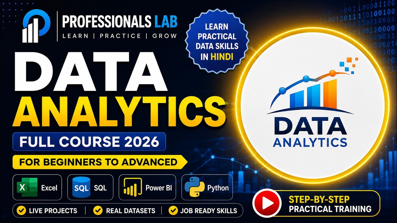 Data Analytics Masterclass 2026 | Python + SQL + Excel + Power BI ...