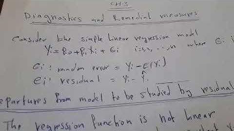 375 Ch. 3 Diagnostics and Remedial measures Lec. 6