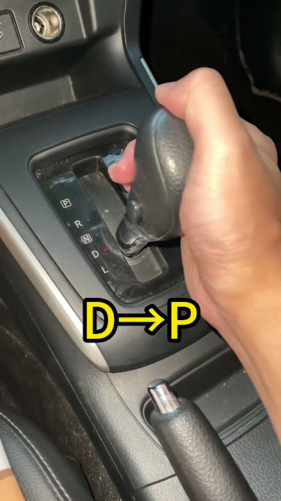 How to put into gear and park correctly with automatic transmission!#car #tips #automotive