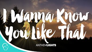 I Wanna Know You Like That-Anthem Lights (Lyrics)