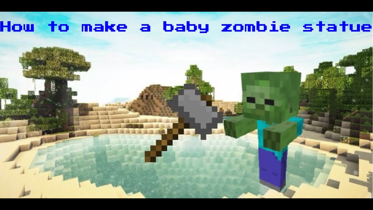Minecraft how to make a baby zombie YouTube